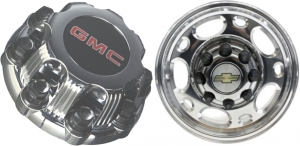 C5079-GMC Sierra, Yukon Chrome OEM Center Cap #9597170